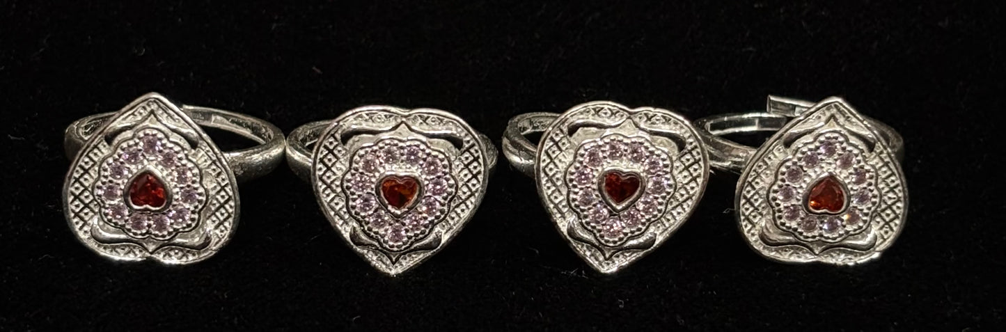 Fancy Silver Antique Toe Rings