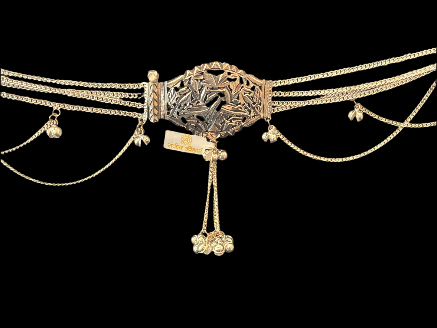 Handcrafted Silver Full waist Belt Kardhani