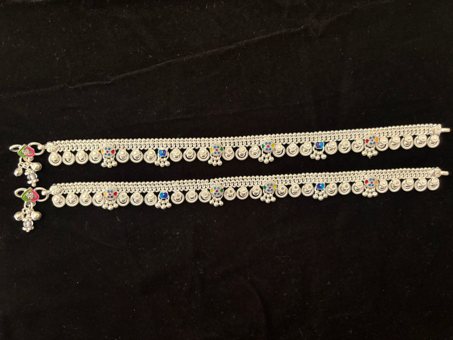 Handcrafted Silver Anklets Payal