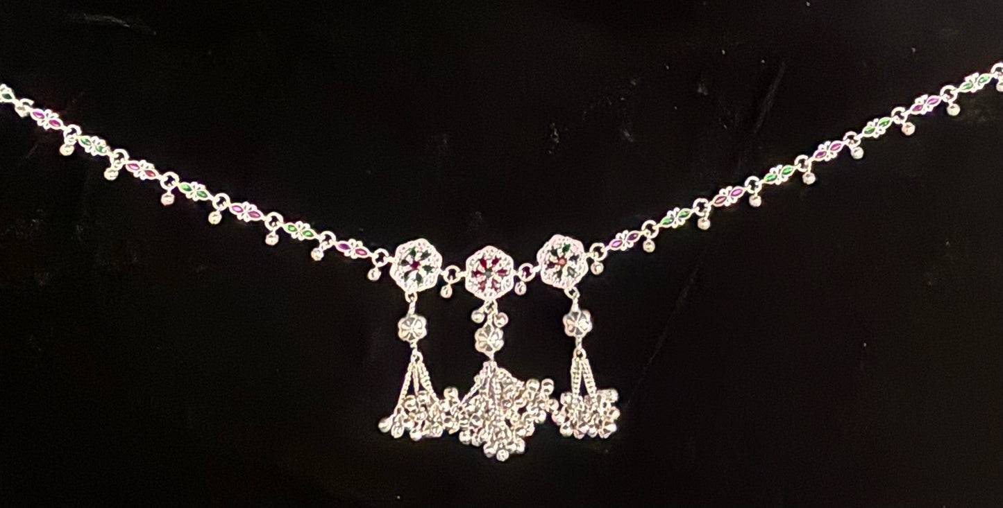 Antique Silver Full waist Belt Kardhani