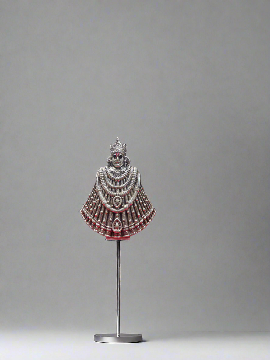 Sterling Silver Hallmarked KHATUSHYAM JI MAHARAJ OXIDISED