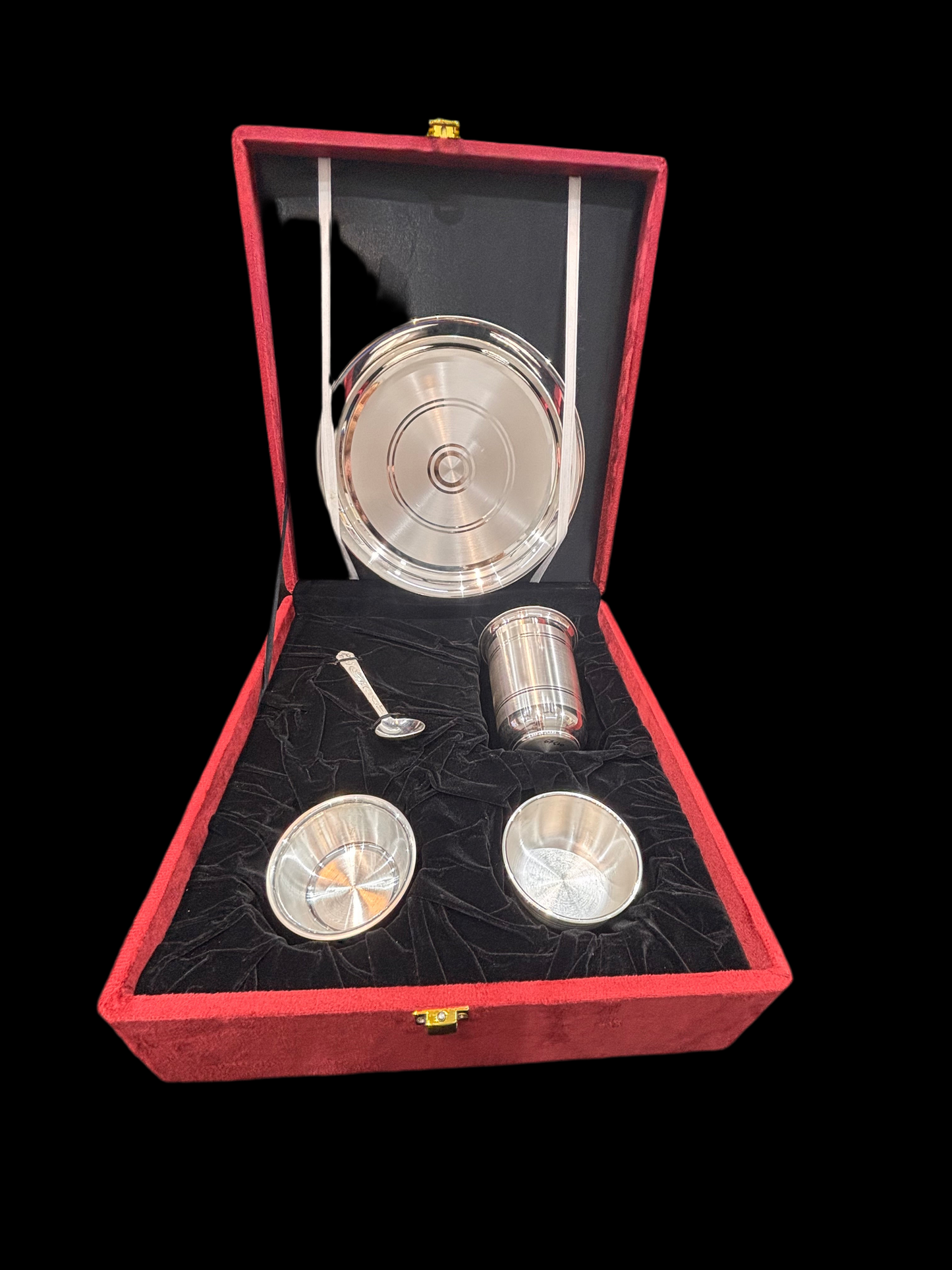 Silver Bartan Set For Gifting , Wedding
