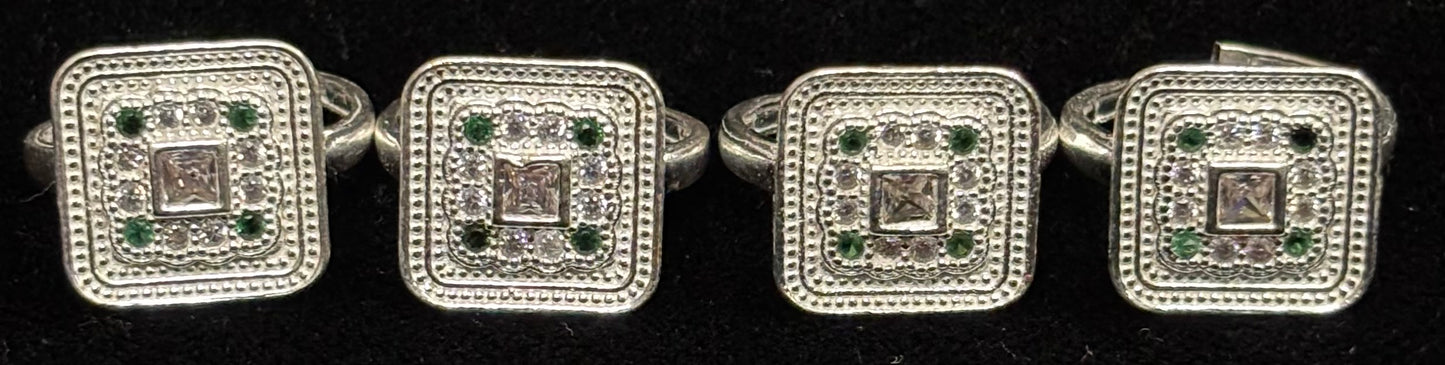 Fancy Silver Antique Toe Rings