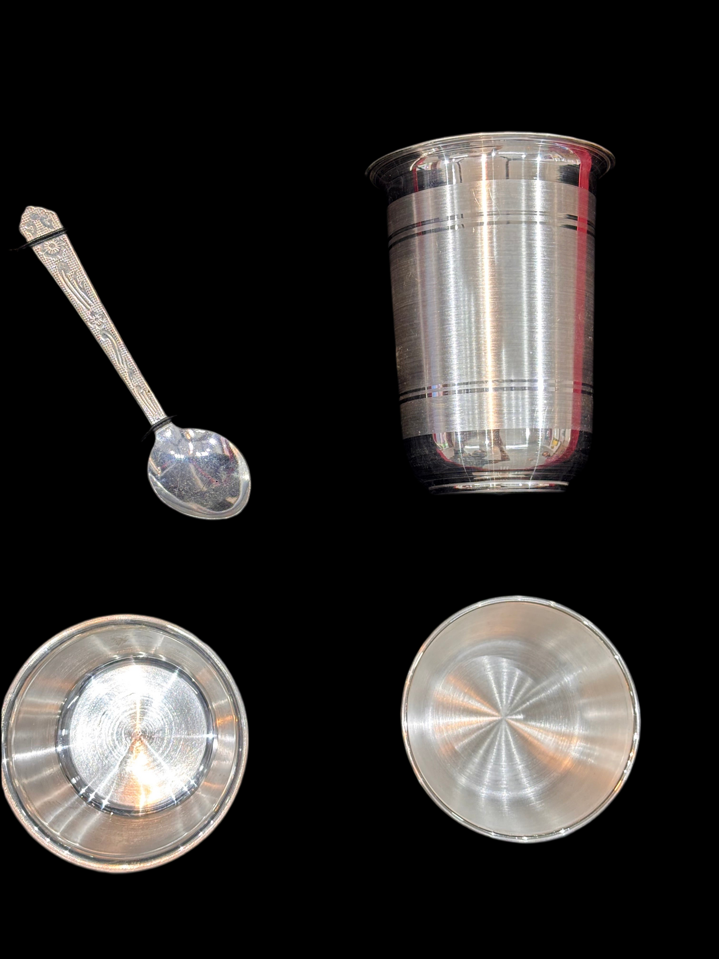 Silver Bartan Set For Gifting , Wedding