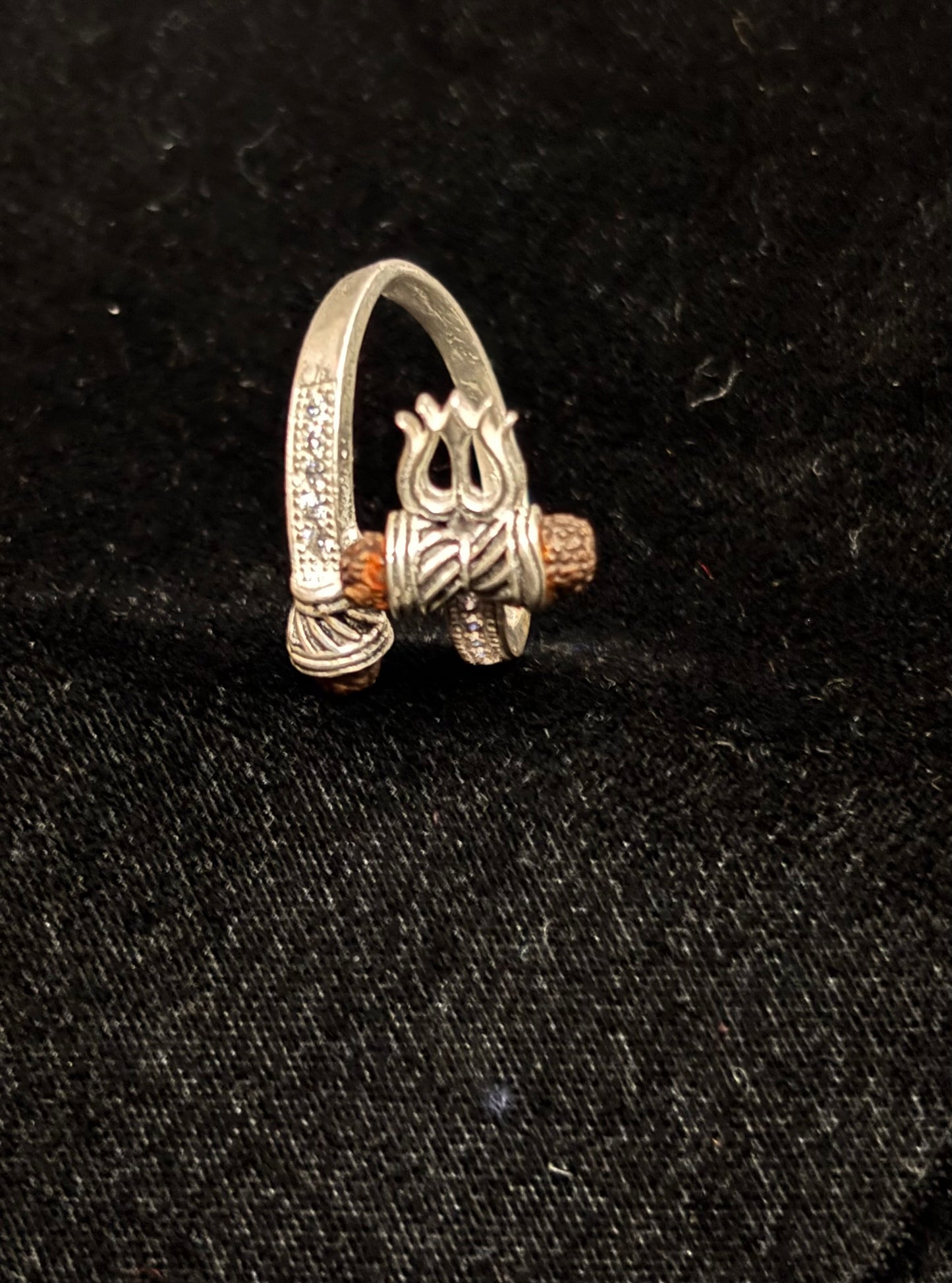 Antique SilverMahakal Adjustable Ring