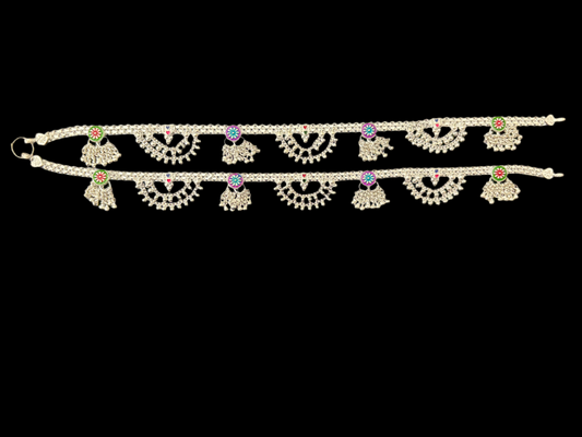 Handmade Royal Silver Anklets Payal