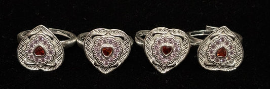 Fancy Silver Antique Toe Rings