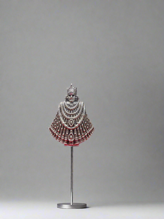Sterling Silver Hallmarked KHATUSHYAM JI MAHARAJ OXIDISED