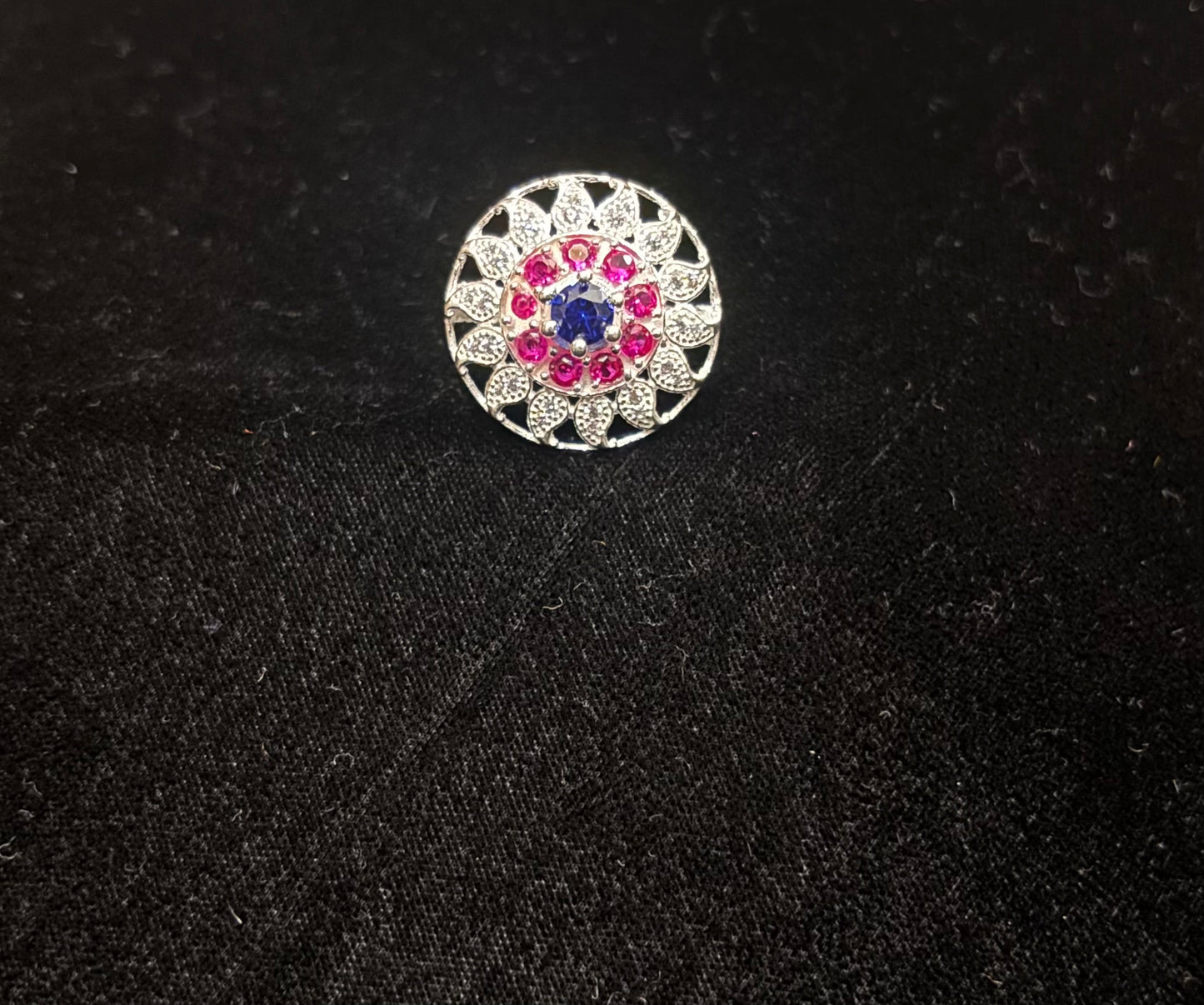 Antique Cocktail Silver Ring