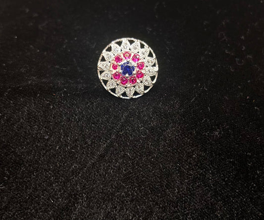 Antique Cocktail Silver Ring
