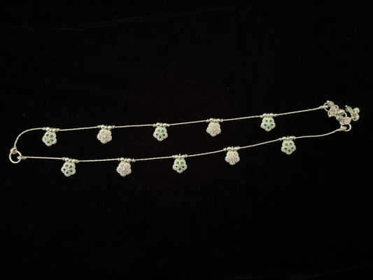 Light Weight Silver Anklets Payal