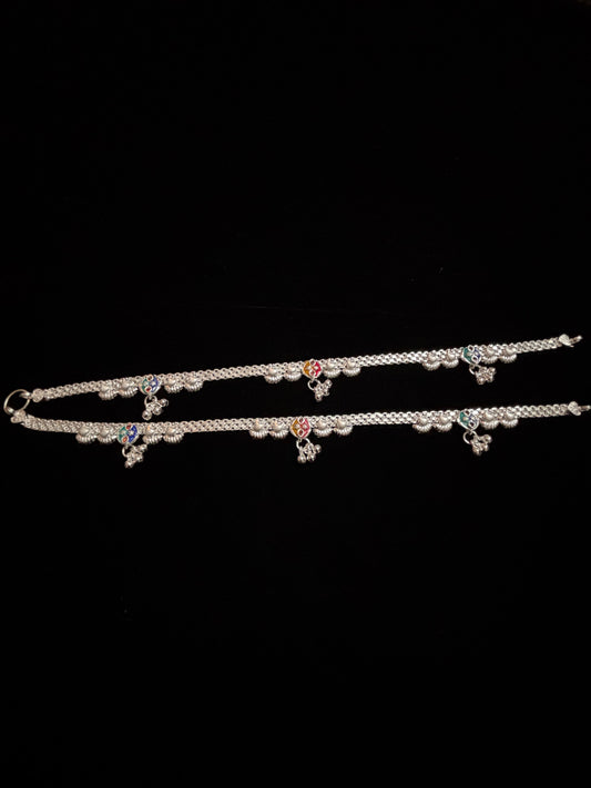 Premium Silver Anklets Payal