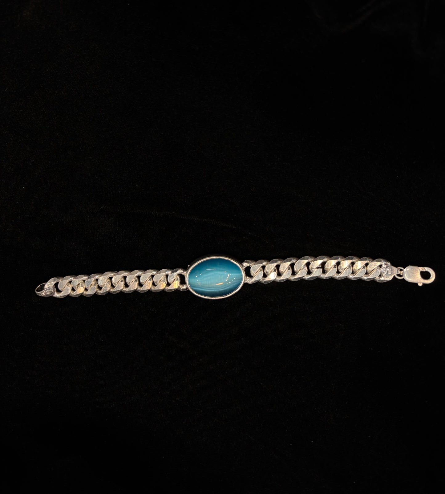 Silver Salman Khan Firoza Bracelet