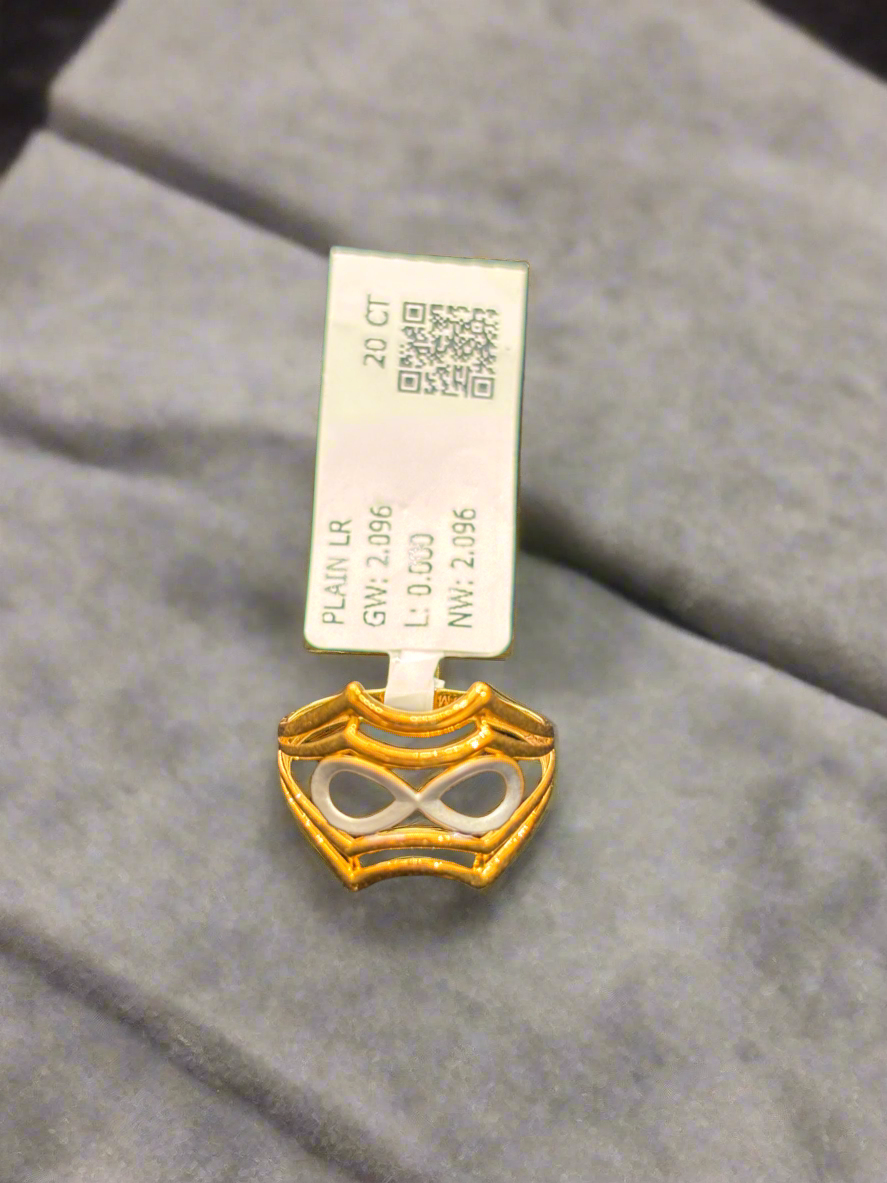 20K Infinity Ladies Ring