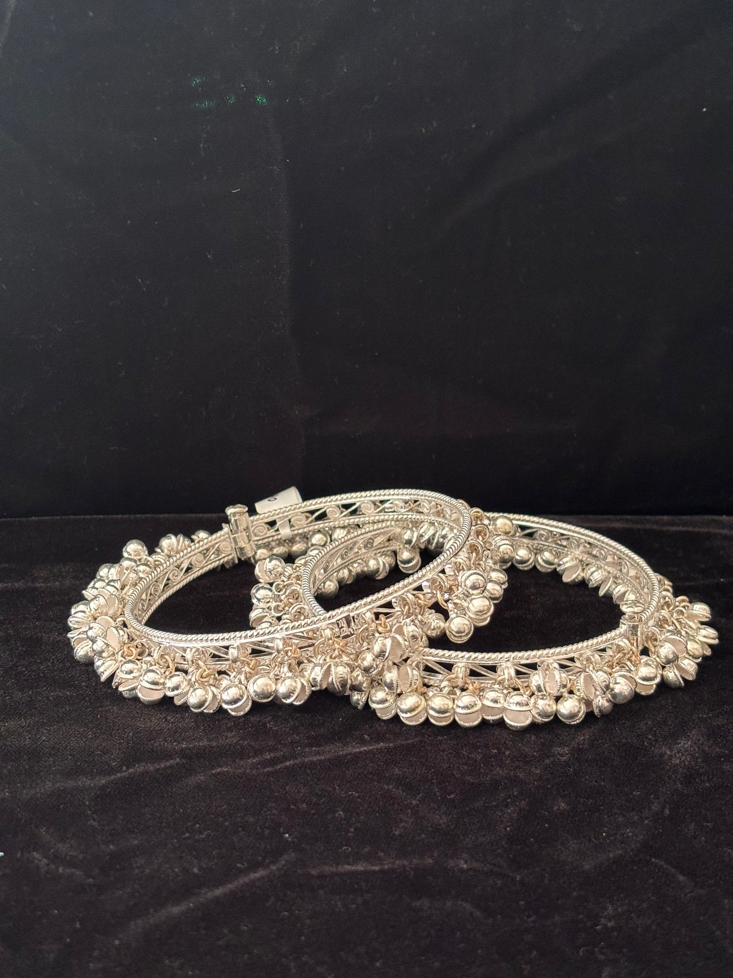 Vintage Silver Heavy Anklets