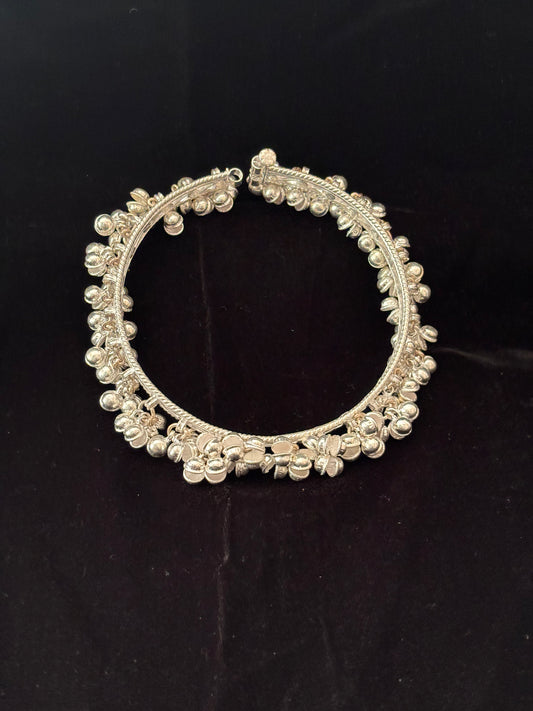 Vintage Silver Heavy Anklets